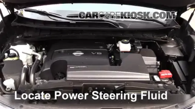 2015 Nissan Murano Platinum 3.5L V6 Liquide de direction assistée Rajouter des liquides